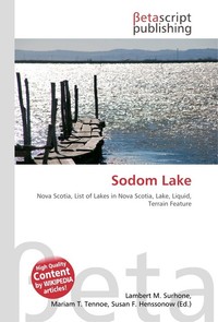 Sodom Lake. Lambert M. Surhone Sodom Lake. Lambert M. Surhone