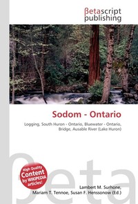 Sodom - Ontario. Lambert M. Surhone Sodom - Ontario. Lambert M. Surhone