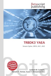 TRBDK3 YAEA. Lambert M. Surhone TRBDK3 YAEA. Lambert M. Surhone