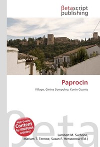 Paprocin. Lambert M. Surhone Paprocin. Lambert M. Surhone