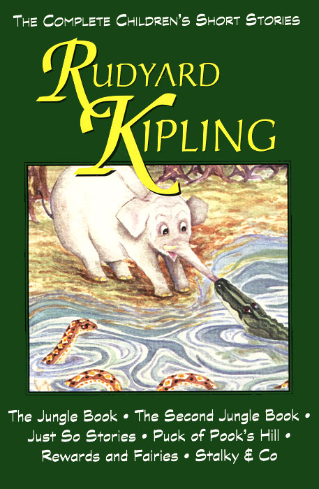 The Complete Childrens Short Stories12296407 The Complete Childrens Short Stories12296407The Jungle Book introduces Mowgli, the boy foundling adopted by a family of wolves, Shere Khan the tiger, Bagheera the black panther and Baloo the sleepy brown bear. How did the Leopard get his spots? How did the Elephant get his trunk? In Just So Stories Kipling wittily supplies the answers to these and other questions. Puck of Pooks Hill relates how Dan and Unas magical meeting with Puck, the last of the People of the Hills, leads to their adventures with Romans and Crusaders, Saxons and Vikings... And later, in Rewards and Fairies, the three meet an array of characters ranging from Iron Age warriors to Good Queen Bess and Sir Francis Drake. In Kiplings rattling school yarn Stalky & Co, Stalky, MTurk and the Beetle are a trio of scallywags with a keen desire to break the rules, their unruly activities give the stories an enduring appeal to all children - especially those who have ever wilted beneath the stern glance of a peevish schoolmaster....