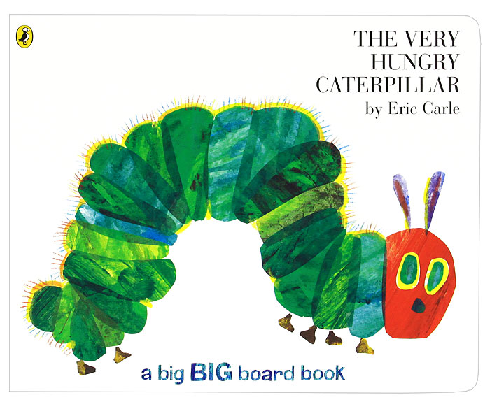 The Very Hungry Caterpillar Big Board Booke12296407 The Very Hungry Caterpillar Big Board Booke12296407The secret of Eric Carles books appeal lies in his intuitive understanding of and respect for children, who sense in him instinctively someone who shares their most cherished thoughts and emotions. He says I believe the passage from home to school is the second biggest trauma of childhood; the first is, of course, being born. Indeed, in both cases we leave a place of warmth and protection for one that is unknown. The unknown often brings fear with it. In my books I try to counteract this fear, to replace it with a positive message. I believe that children are naturally creative and eager to learn. I want to show them that learning is really both fascinating and fun.