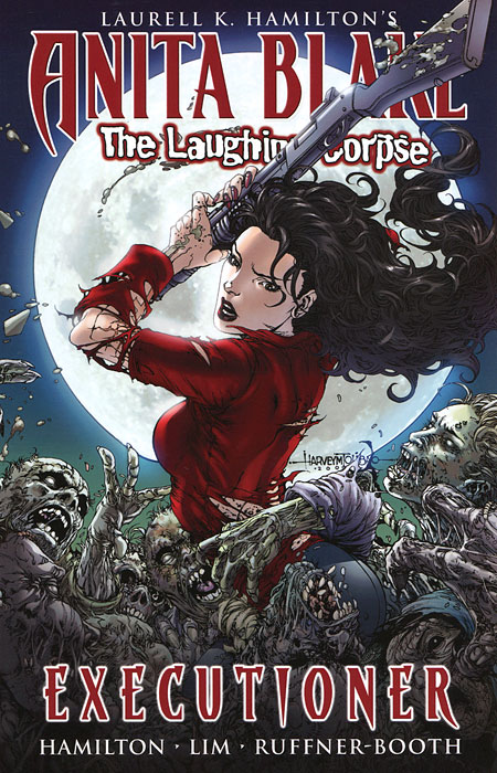 Anita Blake, Vampire Hunter: The Laughing Corpse: Book 3: Executioner - Laurell K. Hamilton12296407Current queen of the book charts and soon to bethe star of her own television fi lm, best-selling author Laurell K. Hamiltons vampire hunter continues to take comics by storm! As The Laughing Corpse enters its haunting fi nal act, Anita Blake thinks she has the deadly voodoo priestess whos made her life hell dead to rights...but the necromancer is about to find out her nightmares only just begun! Find outwhy everyone in America is talking about Anita!