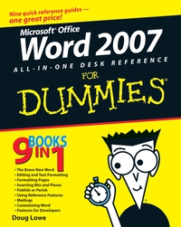 Отзывы о книге Word 2007 All–in–One Desk Reference For Dummies®