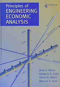 Principles of Engineering Economic Analysis, 4th Edition - John A. White, Kenneth E. Case, David B. Pratt, Marvin H. Agee12296407This unified examination of economic analysis principles from a cash flow viewpoint, provides a systematic, 7-step approach for performing a comparison of investment alternatives. It offers comprehensive coverage of cost concepts, inflation, ACRS and modern methods of depreciation, income taxes, economic analysis. It features more current economy examples, a new chapter on reality issues, and new material on non-manufacturing examples.