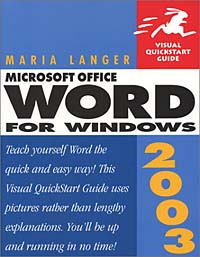 Word 2003 for Windows (Visual QuickStart Guide) Maria Langer купить читать скачать онлайн - BookMix.ru