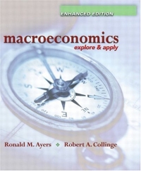 Macroeconomics : Explore and Apply, Enhanced Edition - Ronald Ayers12296407Book Description This easy to read, accessible, macro-first principles book engages readers with familiar real-world examples and applications that bring economics to life. Its 29 chapters focus on those topics that are at the heart of economics, making the volume concise, yet complete. The authors follow an Explore & Apply theme to demonstrate how economics are a part of everyday life and how it can be a useful tool in making personal decisions and evaluating policy decisions. Notable coverage includes the Aggregate Demand/Aggregate Supply model, a single, self-contained chapter on the Keynesian Cross, and early emphasis of Short Run. For a working knowledge of macroeconomics.