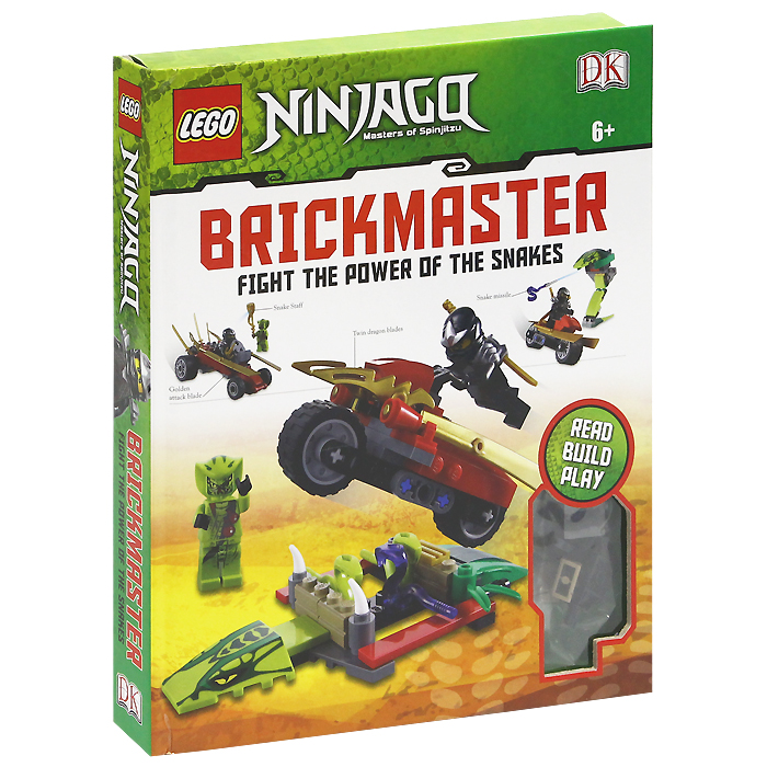 Обложка книги Lego Ninjago: Brickmaster: Fight the Power of the Snakes! (+ подарок), Shari Last