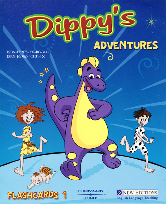 Dippy's Adventures: Flashcards 1 (набор из 54 карточек)
