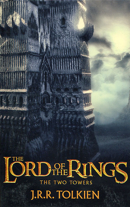 The Lord of the Rings: The Two Towers - J. R. R. Tolkien12296407Continuing the story of the Hobbit, this is the second part of Tolkiens epic masterpiece, the Lord of the Rings, featuring an exclusive cover image from the film, the definitive text, and a detailed map of Middle-earth. Frodo and the Companions of the Ring have been beset by danger during their quest to prevent the Ruling Ring from falling into the hands of the Dark Lord by destroying it in the Cracks of Doom. They have lost the wizard, Gandalf, in the battle with an evil spirit in the Mines of Moria; and at the Falls of Rauros, Boromir, seduced by the power of the Ring, tried to seize it by force. While Frodo and Sam made their escape the rest of the company were attacked by Orcs. Now they continue their journey alone down the great River Anduin - alone, that is, save for the mysterious creeping figure that follows wherever they go.