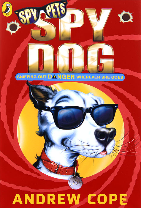 Spy Dog12296407 Spy Dog12296407Distinguishing features: Black and white mongrel, appears ordinary when working undercover; one black ear sticks up and the other flops down over one eye. Skills: Whistling, computer skills, unarmed combat, five languages, PlayStation grandmaster and many others... Employer: The Secret Service. Hates: Villians, injustice and crime.