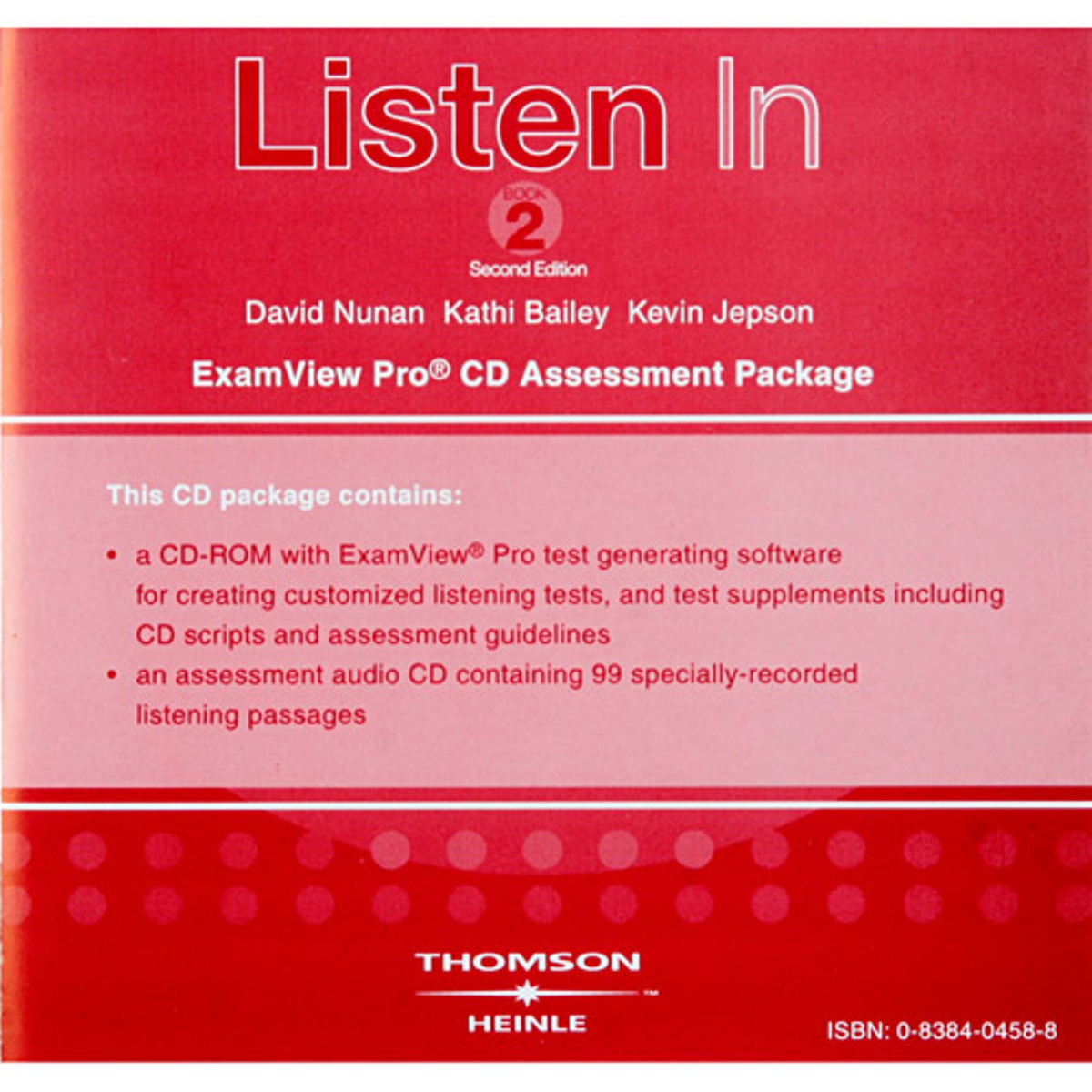 Listen In Book 2 ExamView CD-ROM(x1)