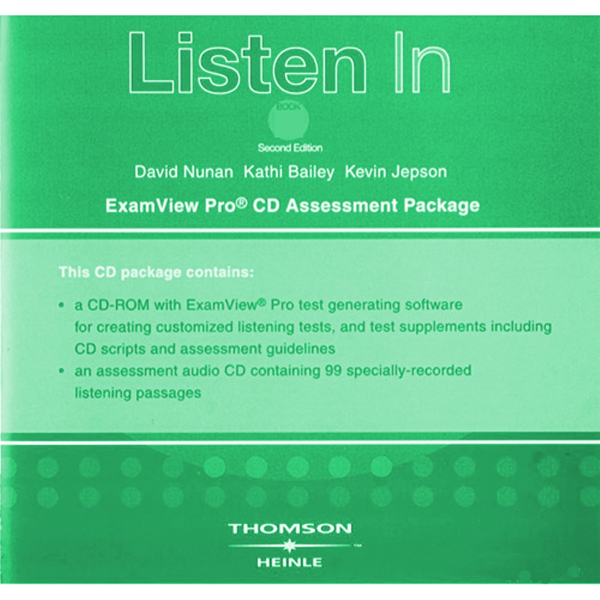 Listen In Book 3 ExamView CD-ROM(x1)