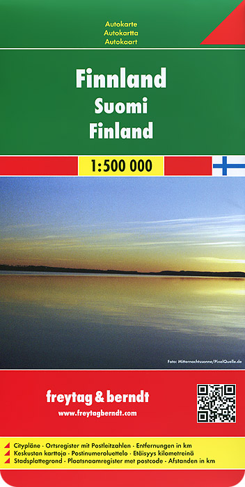 Finnland: Autokarte