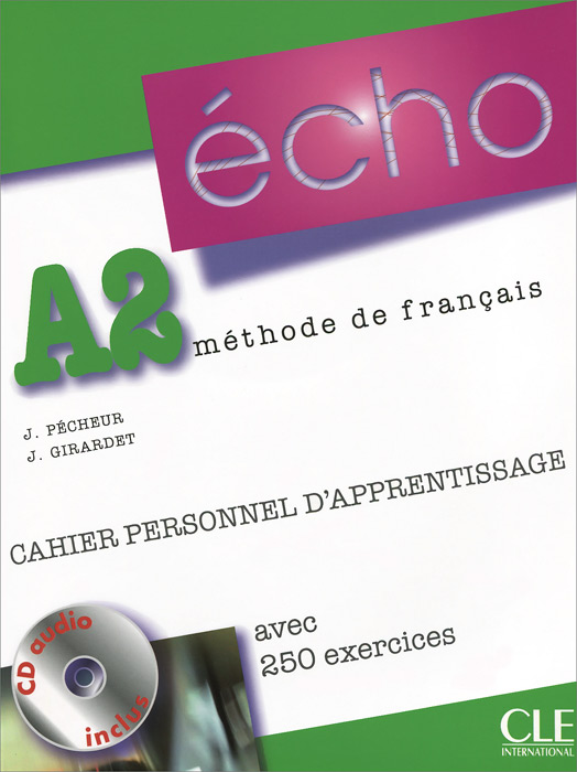 Echo A2: Cahier personnel d'apprentissage (+ CD-ROM)