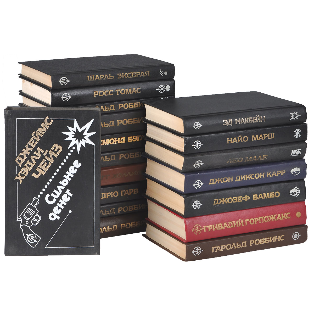 Зарубежные детективы от издательства АСТ (комплект из 18 книг)