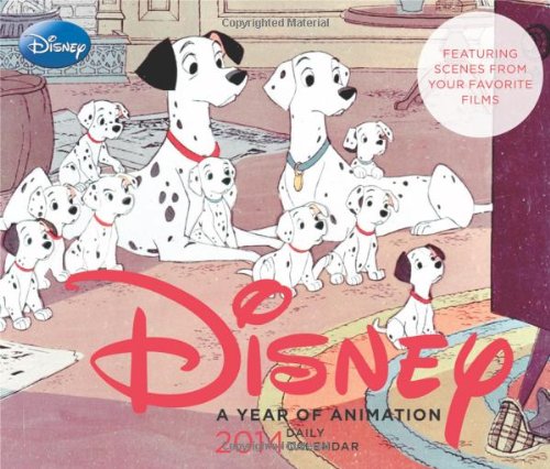 Календарь 2014 (на скрепке). Disney: A Year of Animation