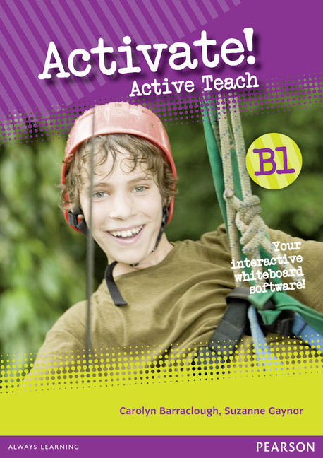 Activate! B1: Active Teach - Carolyn Barraclough, Suzanne Gaynor12296407Active Teach contains: Students Book page spreads with zoom feature Video clips with related activities Class audio with time-coded tapescripts Interactive activities and iTests Dictionary with series wordlist Phonetic chart Exam Box teachers resource pack Help video to demonstrate the functionality of Active Teach