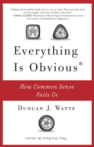 Everything Is Obvious: How Common Sense Fails Us