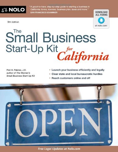 The Small Business Start-Up Kit for California