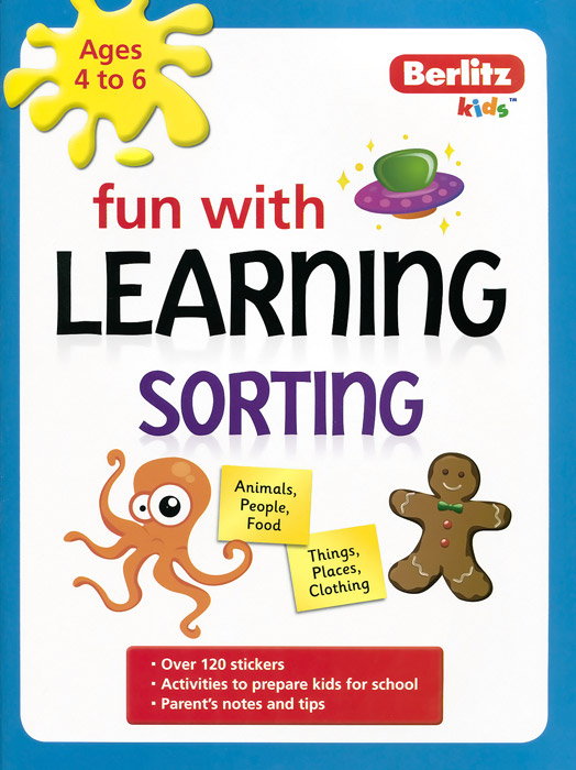 Berlitz Kids: Fun with English Sorting12296407This book is designed to prepare your child for school in a fun and motivating way. Use the parents notes at the bottom of each page to help you and your child to get the most out of every activity. Look out for the eye-catching reward stickers inside the book! Over 120 stickers. Activities to prepare kids for school. Parents notes and tips. Ages 4 to 6.