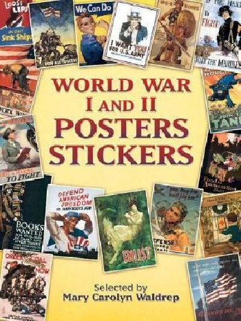 World War I and II Posters Stickers