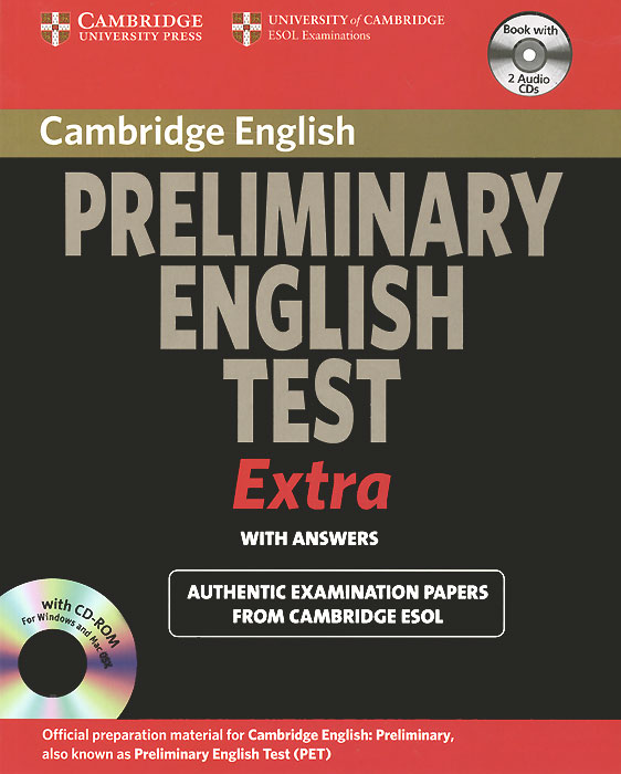 Cambridge Preliminary English Test Extra Self Study Pack (+ 3 CD-ROM)