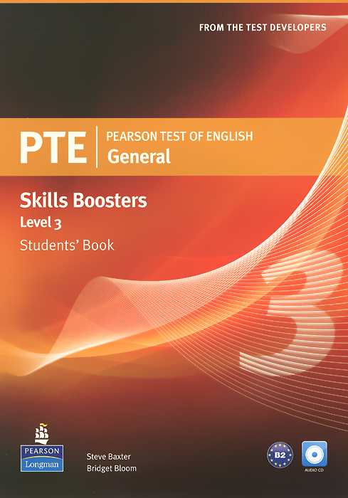 PTE General Skills Booster: Level 3: Students Book (+ 2CD-ROM)12296407 PTE General Skills Booster: Level 3: Students Book (+ 2CD-ROM)12296407The Skills Booster provides five complete practice tests which follow the format of the test so that you can: - Understand the features and format of the test. - Learn how to respond to each item type. - Practice answering authentic questions prepared by the test developers. - Practice items for each of the language skills: reading, writing, listening and speaking. - Focus on the language related to the themes of the test with vocabulary and grammar practice sections. - Study new words and phrases for each unit with the Glossary. - Improve test-taking strategies with test tips, the writing guide and model answers for each exam task type.