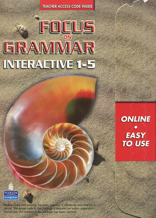 Focus On Grammar 1-5 Interactive Instructor Access Card