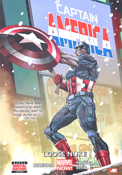 Captain America Volume 3: Loose Nuke12296407 Captain America Volume 3: Loose Nuke12296407Ever since his rebirth in the present day, Captain America has been a man out of time. But now he finds himself even further out of synch with the world he knows, as he returns home to deal with the repercussions of his years in Dimension Z! And as always, Cap rarely gets a chance to reflect and catch up, as his return coincides with shocking news: someone has set the deranged super-soldier Nuke loose in a foreign nation...and hes on a rampage! The disturbing existence of the Weapon Minus program is revealed - but who is the Iron Nail? And what secrets are held by Dr. Mindbubble, the unbelievable super-soldier created in the 1960s? Be here as Cap confronts ghosts from his past and forges a new future!