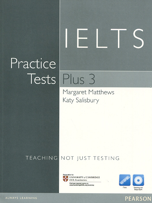 IELTS Practice Tests Plus 3 (+ 3 CD-ROM, DVD-ROM)