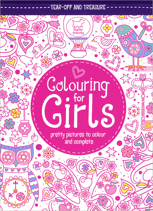 Colouring for Girls: Pretty Pictures to Colour and Complete12296407 Colouring for Girls: Pretty Pictures to Colour and Complete12296407This gorgeous colouring book is perfect for girls who love to take the time to fill in lots of detail and complete delightful pictures. With loads of lovely drawings to colour and perforated pages that are easy to pull out, Colouring for Girls will keep artists occupied for hours as they colour beautiful birds, seashells, cupcakes, pretty patterns and lots more.