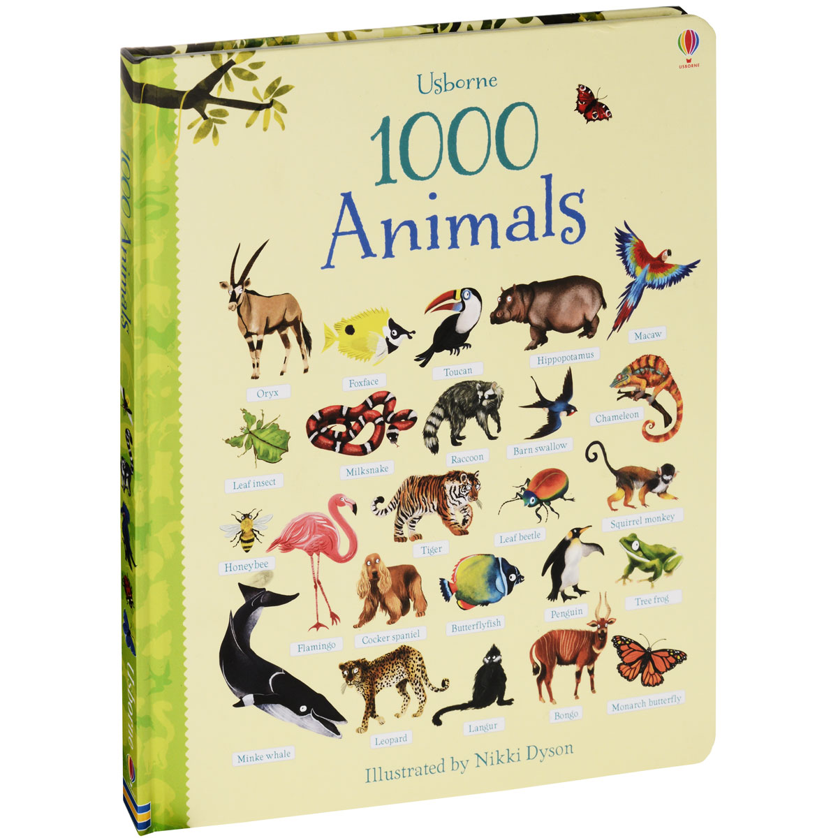 1000 Animals - Jessica Greenwell12296407This large board book contains one thousand pictures of animals, with their names. Children need to add lots of words to their spoken vocabularly and this fantastic look-and-talk book will provide them with plenty of opportunities to do so. Each double-page spread shows a wonderful array of birds, fish, mammals, dinosaurs and more.