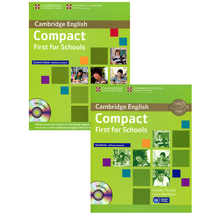 Compact First for Schools (комплект из 2 книг + CD-ROM, CD)