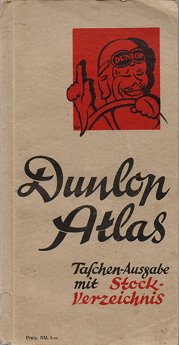 Dunlop Atlas. Taschen-Ausgabe mit Stock-Verzeichnis