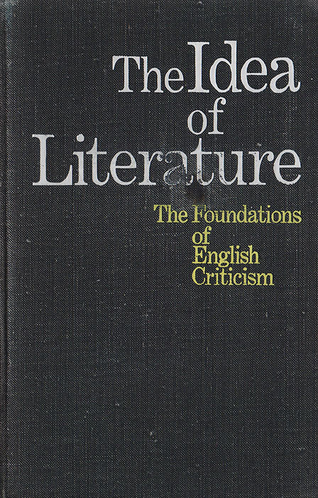 The idea of literature
