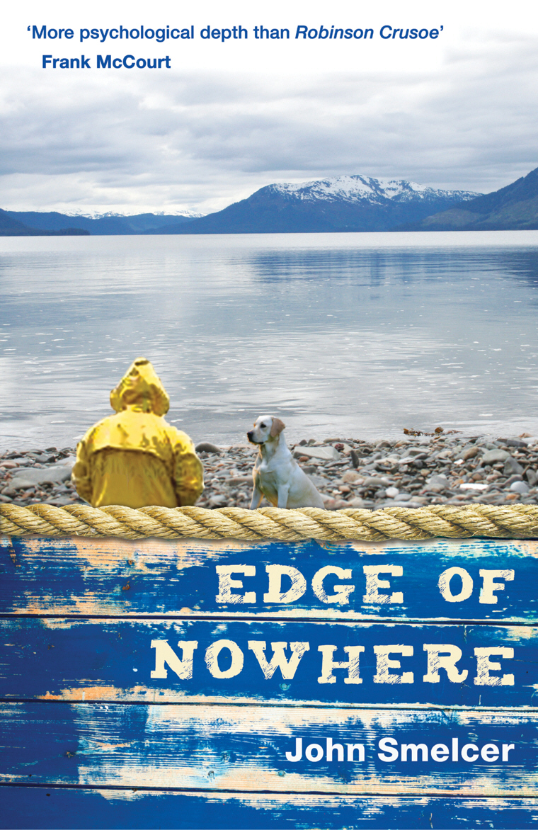 Edge of Nowhere - Smelcer, John12296407This is an astonishing tale of survival; a poignant Robinson Crusoe story, based on true events. When Seth and his dog, Tucker, are washed overboard from his fathers fishing boat during a torrential storm, they are assumed drowned. But by good fortune, Seth and Tucker make it safely to one of the hundreds of islands that line the Alaskan coast. Over many months, the boy and his dog make their way, island by island, towards home, while Seths desperate father never gives up hope. Along the way, Seth learns many hard lessons about survival, and even harder lessons about himself.