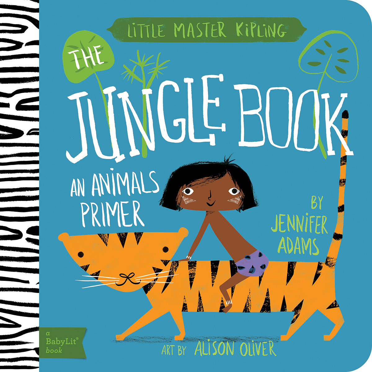 Little Master Kipling: Jungle Book - Jennifer Adams12296407The Jungle Book: A BabyLitR Animals Primer Venture deep into the jungle on an animal-naming safari hunt in Jungle Book: A BabyLit Animal Primer. Spy a sneaky snake, a lazy bear, and a proud panther before roaring like a tiger into the night. Jennifer Adam