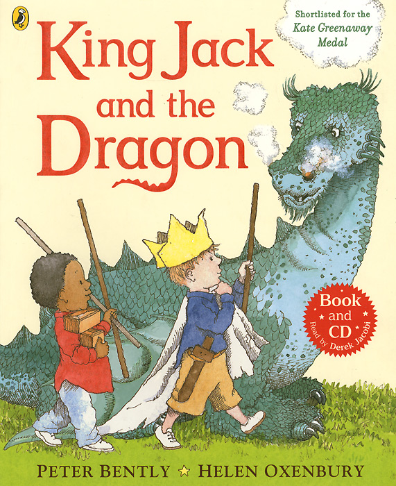 King Jack and the Dragon (+ CD) - Peter Bently12296407King Jack and the Dragon is a magical make-believe story illustrated by Helen Oxenbury. Night is falling, bedtime is looming and playtime is nearly over ...but brave King Jack is more than a match for dragons and terrible beasties. This magical make-believe adventure, illustrated by picture book star Helen Oxenbury, is the perfect bedtime tale for little boys and brave children everywhere. This paperback and CD features a wonderful audio retelling of this lovely bedtime story.