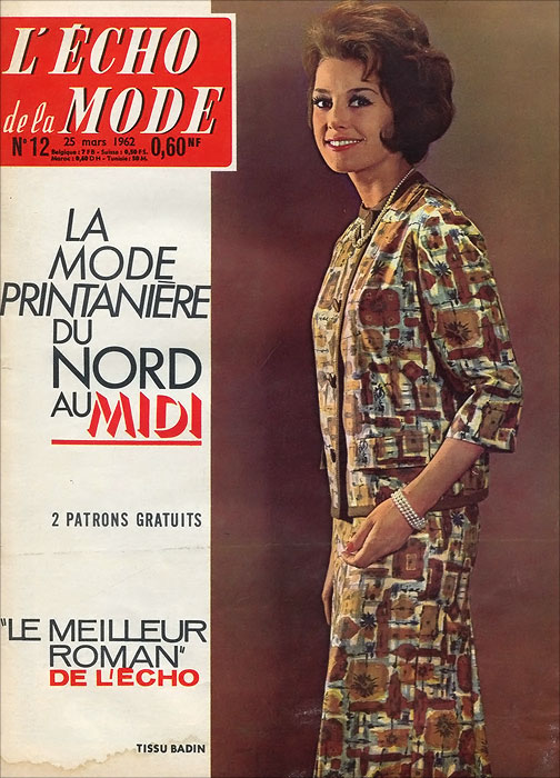 Echo de la mode,№ 12, mars, 1962