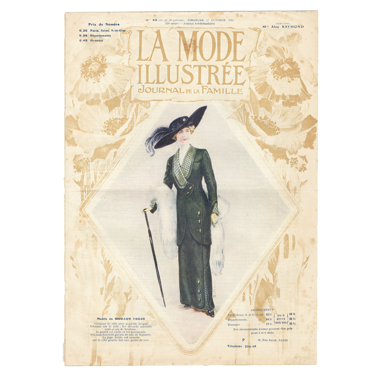 La mode Illustree, №43, 1912 La mode Illustree, №43, 1912