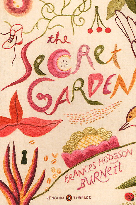 The Secret Garden12296407 The Secret Garden12296407Published to coincide with the 2011 centennial of The Secret Gardens publication, this Penguin Threads edition of the classic childrens tale includes cover art by Jillian Tamaki and deluxe French flaps. Commissioned by award-winning Penguin art director Paul Buckley, the Penguin Threads series debuts with cover art by Jillian Tamaki for three gift-worthy Penguin Classics. Sketched out in a traditional illustrative manner, then hand stitched using needle and thread, the final covers are sculpt embossed for a tactile, textured, and beautiful book design that will appeal to the Etsy-loving world of handmade crafts.