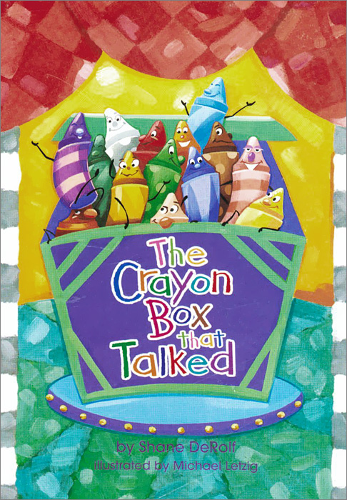 The Crayon Box That Talked12296407 The Crayon Box That Talked12296407Yellow hates Red, so does Green, and no one likes Orange! Can these crayons quit arguing and learn to cooperate? Shane DeRolfs deceptively simple poem celebrates the creation of harmony through diversity. In combination with Michael Letzigs vibrant illustrations, young readers will understand that when we all work together, the results are much more colorful and interesting.