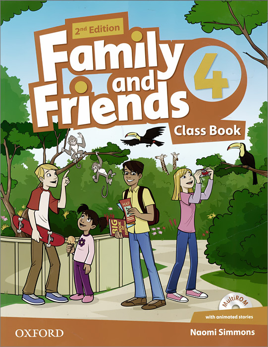 Family and Friends: Level 4: Class Book (+ CD-ROM) - Naomi Simmons12296407Family and Friends offers a carefully graded approach to reading, writing and literacy skills in English to young learners. No other course offers you the same benefits as Family and Friends. The exceptionally strong skills training programme includes a focus on real speaking and writing output. Plus - the amazing package of integrated print and digital resources suits all teaching situations and learner types, supporting students, teachers, and parents. Use it with Little Friends and First Friends to make it an eight or nine-year course.