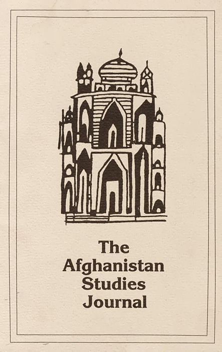 The Afghanistan Studies Journal: Volume 3