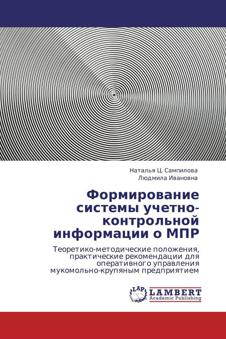 Формирование системы учетно-контрольной информации о МПР