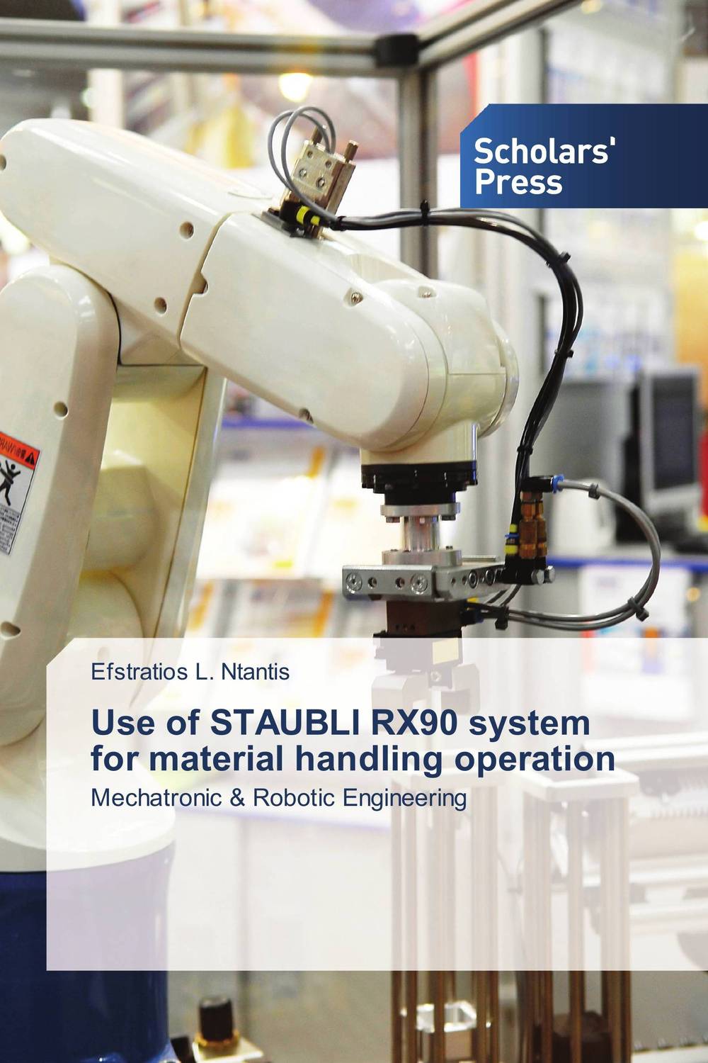 Use of STAUBLI RX90 system for material handling operation