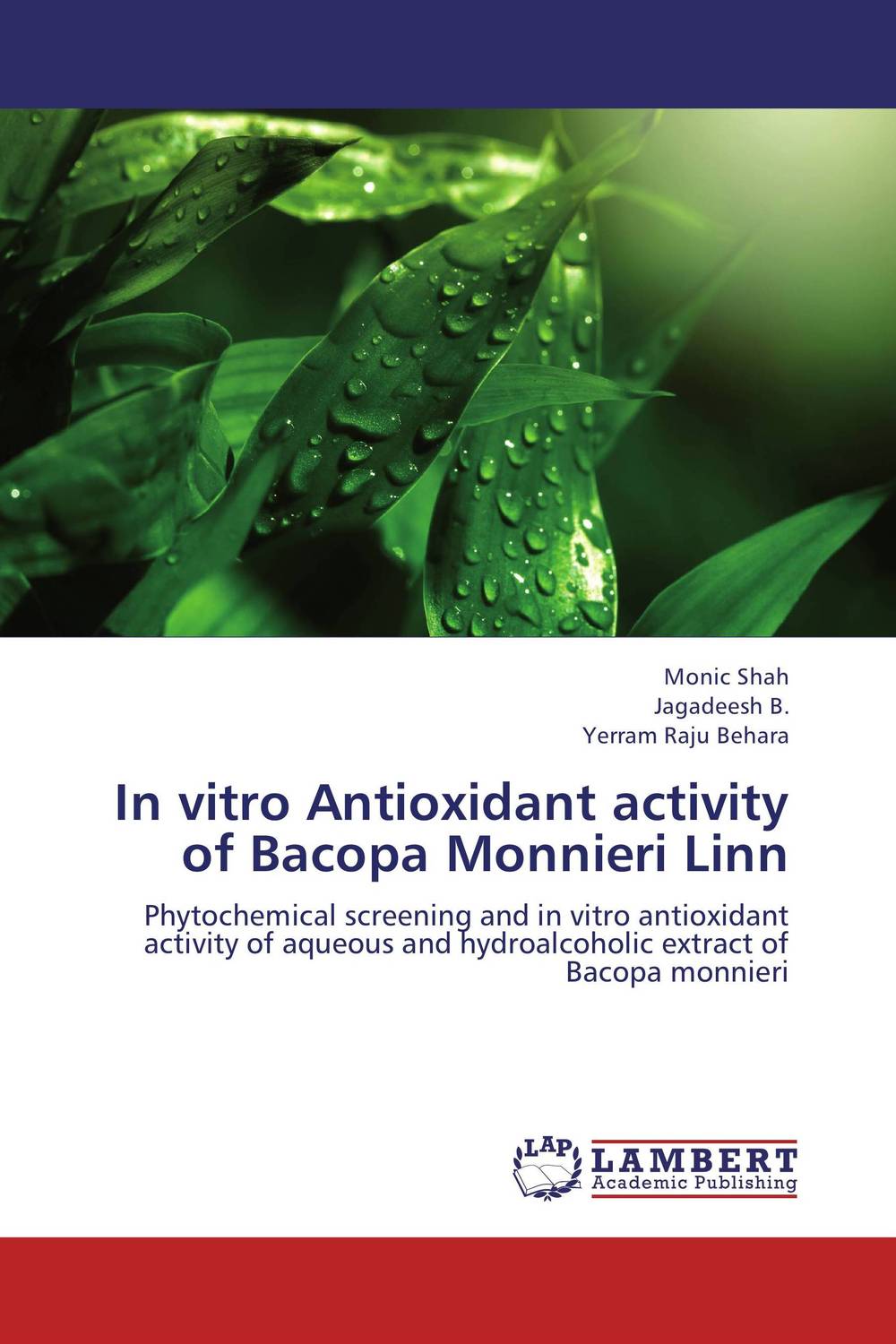 In vitro Antioxidant activity of Bacopa Monnieri Linn