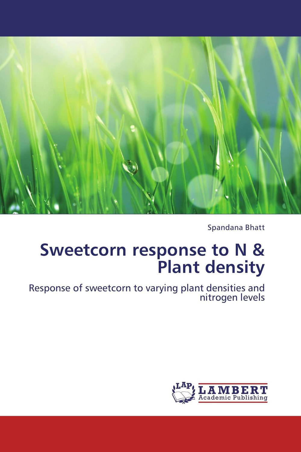 Sweetcorn response to N & Plant density