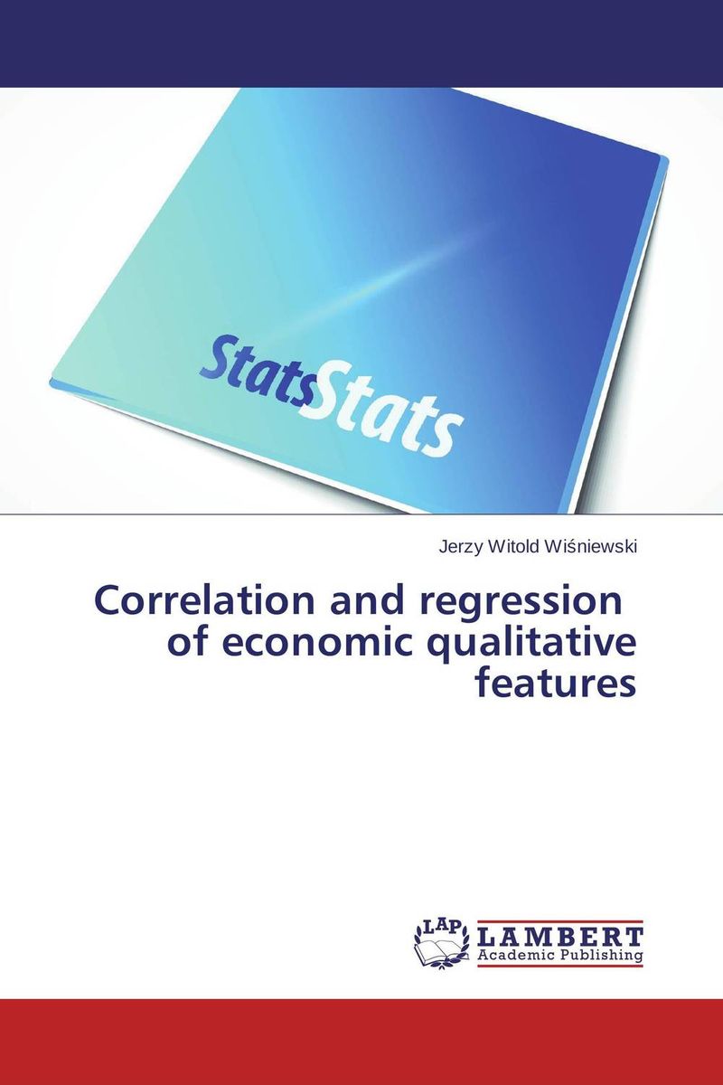 Correlation and regression of economic qualitative features